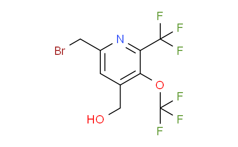 6-(Bromomethyl)-3-(trifluoromethoxy)-2-(trifluoromethyl)pyridine-4-methanol