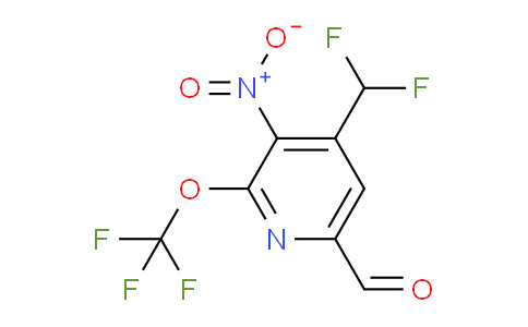 AM146253 | 1806778-61-9 | 4-(Difluoromethyl)-3-nitro-2-(trifluoromethoxy)pyridine-6-carboxaldehyde