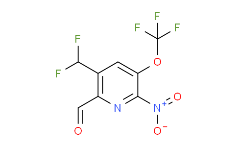 AM146254 | 1806765-10-5 | 5-(Difluoromethyl)-2-nitro-3-(trifluoromethoxy)pyridine-6-carboxaldehyde