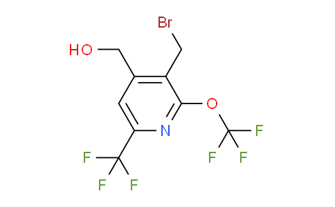 AM146267 | 1805232-05-6 | 3-(Bromomethyl)-2-(trifluoromethoxy)-6-(trifluoromethyl)pyridine-4-methanol