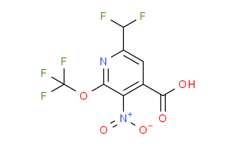 AM146268 | 1805157-53-2 | 6-(Difluoromethyl)-3-nitro-2-(trifluoromethoxy)pyridine-4-carboxylic acid