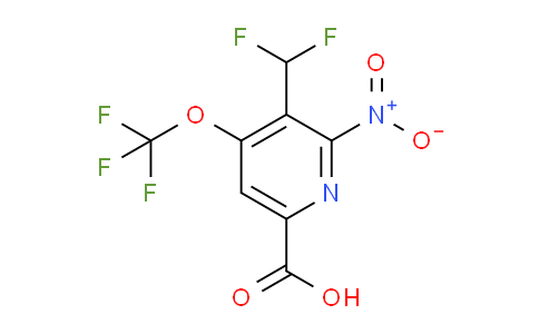 AM146276 | 1805226-63-4 | 3-(Difluoromethyl)-2-nitro-4-(trifluoromethoxy)pyridine-6-carboxylic acid