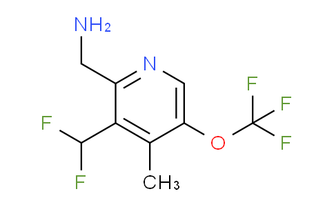 2-(Aminomethyl)-3-(difluoromethyl)-4-methyl-5-(trifluoromethoxy)pyridine
