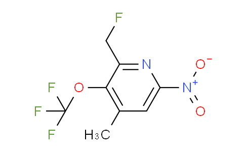 2-(Fluoromethyl)-4-methyl-6-nitro-3-(trifluoromethoxy)pyridine