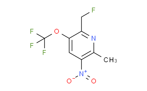 2-(Fluoromethyl)-6-methyl-5-nitro-3-(trifluoromethoxy)pyridine