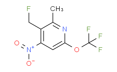 3-(Fluoromethyl)-2-methyl-4-nitro-6-(trifluoromethoxy)pyridine