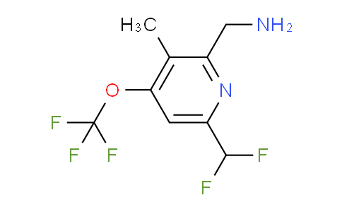 2-(Aminomethyl)-6-(difluoromethyl)-3-methyl-4-(trifluoromethoxy)pyridine
