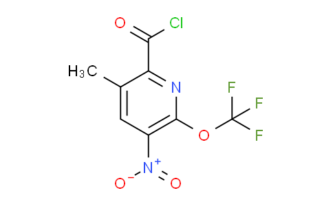 3-Methyl-5-nitro-6-(trifluoromethoxy)pyridine-2-carbonyl chloride