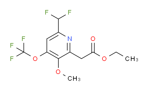 AM146320 | 1806257-63-5 | Ethyl 6-(difluoromethyl)-3-methoxy-4-(trifluoromethoxy)pyridine-2-acetate