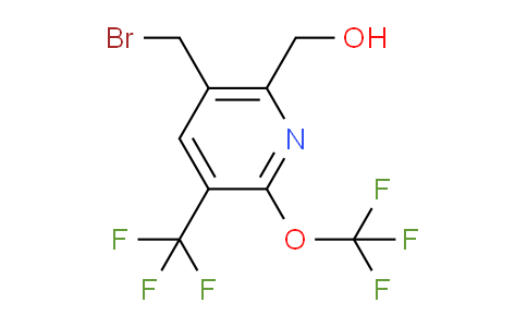 5-(Bromomethyl)-2-(trifluoromethoxy)-3-(trifluoromethyl)pyridine-6-methanol
