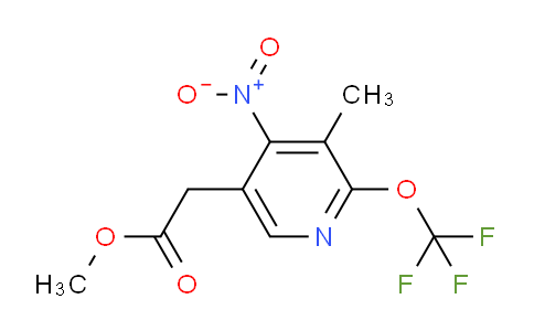 Methyl 3-methyl-4-nitro-2-(trifluoromethoxy)pyridine-5-acetate