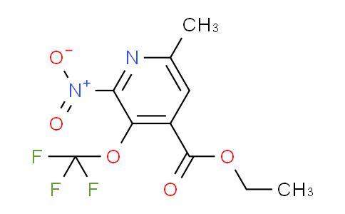 Ethyl 6-methyl-2-nitro-3-(trifluoromethoxy)pyridine-4-carboxylate