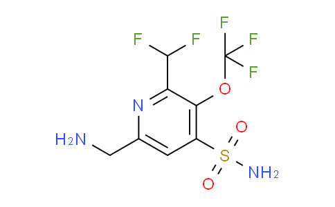 6-(Aminomethyl)-2-(difluoromethyl)-3-(trifluoromethoxy)pyridine-4-sulfonamide