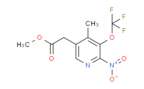 Methyl 4-methyl-2-nitro-3-(trifluoromethoxy)pyridine-5-acetate