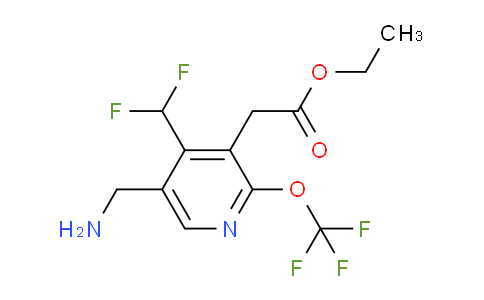 AM146382 | 1805227-90-0 | Ethyl 5-(aminomethyl)-4-(difluoromethyl)-2-(trifluoromethoxy)pyridine-3-acetate