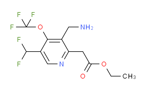 AM146384 | 1804002-85-4 | Ethyl 3-(aminomethyl)-5-(difluoromethyl)-4-(trifluoromethoxy)pyridine-2-acetate