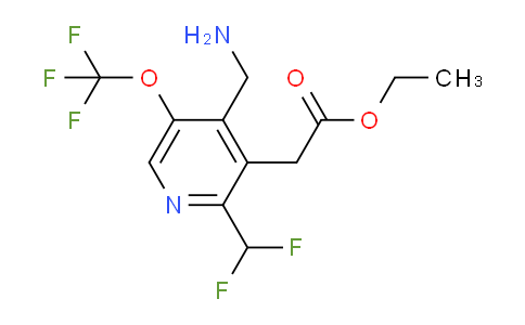 AM146387 | 1805029-21-3 | Ethyl 4-(aminomethyl)-2-(difluoromethyl)-5-(trifluoromethoxy)pyridine-3-acetate