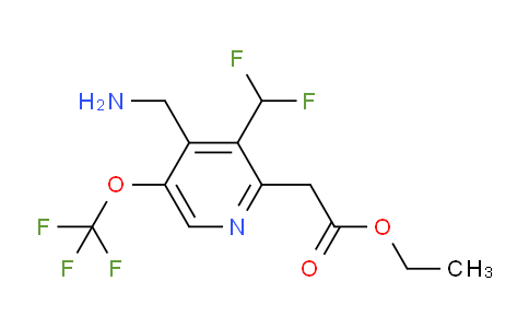 AM146392 | 1804002-96-7 | Ethyl 4-(aminomethyl)-3-(difluoromethyl)-5-(trifluoromethoxy)pyridine-2-acetate