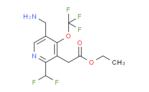 AM146395 | 1805919-20-3 | Ethyl 5-(aminomethyl)-2-(difluoromethyl)-4-(trifluoromethoxy)pyridine-3-acetate