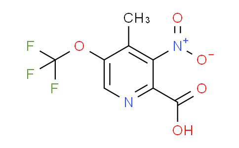 AM146408 | 1806779-25-8 | 4-Methyl-3-nitro-5-(trifluoromethoxy)pyridine-2-carboxylic acid