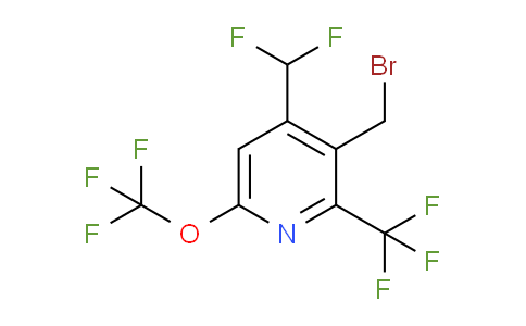 AM146409 | 1805922-22-8 | 3-(Bromomethyl)-4-(difluoromethyl)-6-(trifluoromethoxy)-2-(trifluoromethyl)pyridine