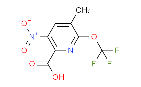 AM146438 | 1806255-20-8 | 3-Methyl-5-nitro-2-(trifluoromethoxy)pyridine-6-carboxylic acid