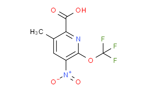 3-Methyl-5-nitro-6-(trifluoromethoxy)pyridine-2-carboxylic acid