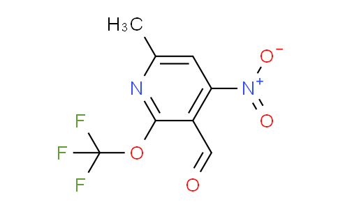 6-Methyl-4-nitro-2-(trifluoromethoxy)pyridine-3-carboxaldehyde