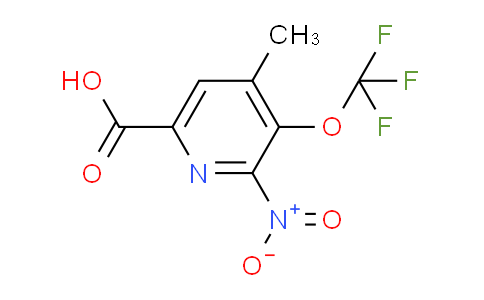 4-Methyl-2-nitro-3-(trifluoromethoxy)pyridine-6-carboxylic acid