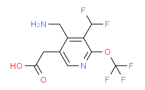 AM146448 | 1806759-19-2 | 4-(Aminomethyl)-3-(difluoromethyl)-2-(trifluoromethoxy)pyridine-5-acetic acid