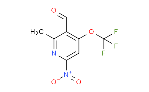 2-Methyl-6-nitro-4-(trifluoromethoxy)pyridine-3-carboxaldehyde