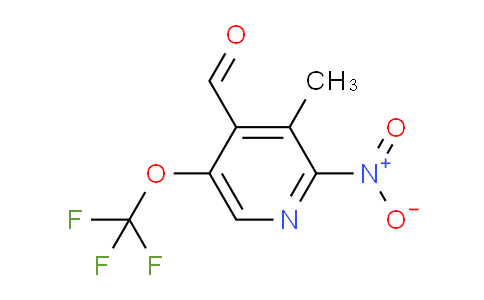 3-Methyl-2-nitro-5-(trifluoromethoxy)pyridine-4-carboxaldehyde