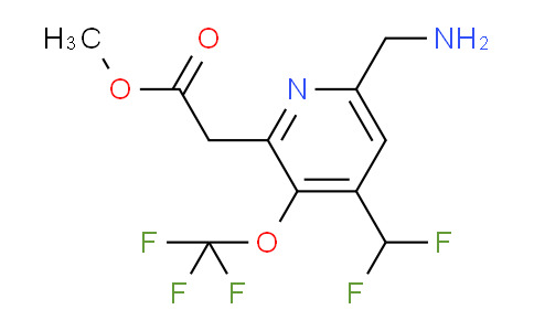 AM146459 | 1806759-41-0 | Methyl 6-(aminomethyl)-4-(difluoromethyl)-3-(trifluoromethoxy)pyridine-2-acetate