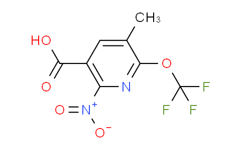 3-Methyl-6-nitro-2-(trifluoromethoxy)pyridine-5-carboxylic acid