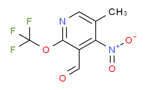 5-Methyl-4-nitro-2-(trifluoromethoxy)pyridine-3-carboxaldehyde