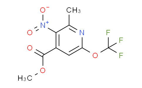 Methyl 2-methyl-3-nitro-6-(trifluoromethoxy)pyridine-4-carboxylate