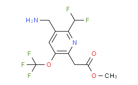 AM146470 | 1806068-94-9 | Methyl 3-(aminomethyl)-2-(difluoromethyl)-5-(trifluoromethoxy)pyridine-6-acetate
