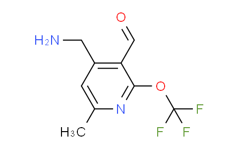 4-(Aminomethyl)-6-methyl-2-(trifluoromethoxy)pyridine-3-carboxaldehyde