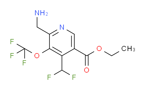 AM146475 | 1806780-89-1 | Ethyl 2-(aminomethyl)-4-(difluoromethyl)-3-(trifluoromethoxy)pyridine-5-carboxylate