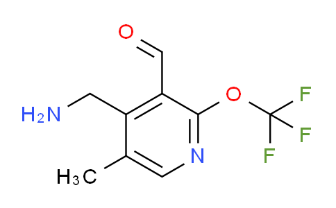4-(Aminomethyl)-5-methyl-2-(trifluoromethoxy)pyridine-3-carboxaldehyde