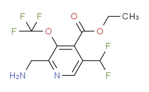 AM146482 | 1806758-37-1 | Ethyl 2-(aminomethyl)-5-(difluoromethyl)-3-(trifluoromethoxy)pyridine-4-carboxylate