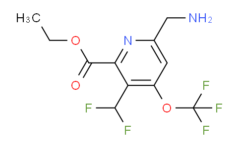 AM146483 | 1805156-99-3 | Ethyl 6-(aminomethyl)-3-(difluoromethyl)-4-(trifluoromethoxy)pyridine-2-carboxylate