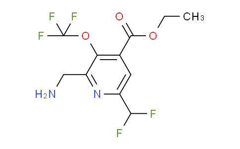 AM146484 | 1805295-53-7 | Ethyl 2-(aminomethyl)-6-(difluoromethyl)-3-(trifluoromethoxy)pyridine-4-carboxylate