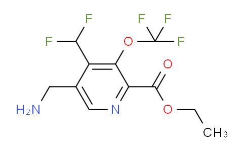 AM146497 | 1804931-63-2 | Ethyl 5-(aminomethyl)-4-(difluoromethyl)-3-(trifluoromethoxy)pyridine-2-carboxylate
