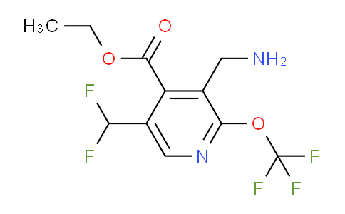 AM146499 | 1806781-06-5 | Ethyl 3-(aminomethyl)-5-(difluoromethyl)-2-(trifluoromethoxy)pyridine-4-carboxylate