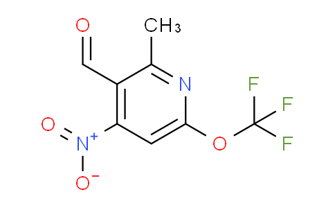 2-Methyl-4-nitro-6-(trifluoromethoxy)pyridine-3-carboxaldehyde