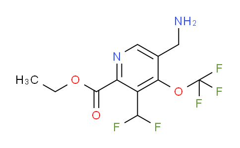 AM146506 | 1805296-19-8 | Ethyl 5-(aminomethyl)-3-(difluoromethyl)-4-(trifluoromethoxy)pyridine-2-carboxylate