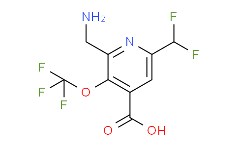 AM146515 | 1806780-33-5 | 2-(Aminomethyl)-6-(difluoromethyl)-3-(trifluoromethoxy)pyridine-4-carboxylic acid