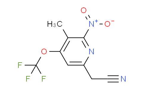 AM146523 | 1805299-25-5 | 3-Methyl-2-nitro-4-(trifluoromethoxy)pyridine-6-acetonitrile