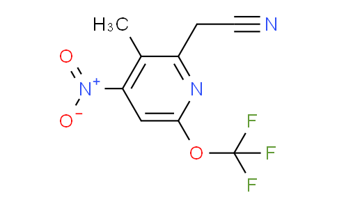 3-Methyl-4-nitro-6-(trifluoromethoxy)pyridine-2-acetonitrile